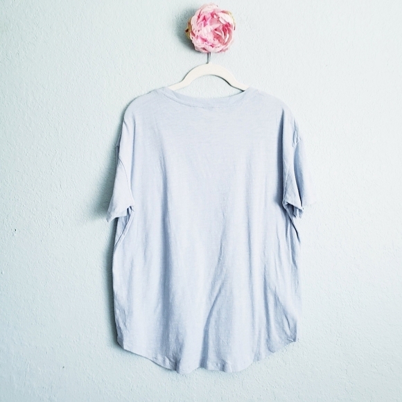 Wildfox Feel Good Blue Short Sleeve Tee - Picture 5 of 6